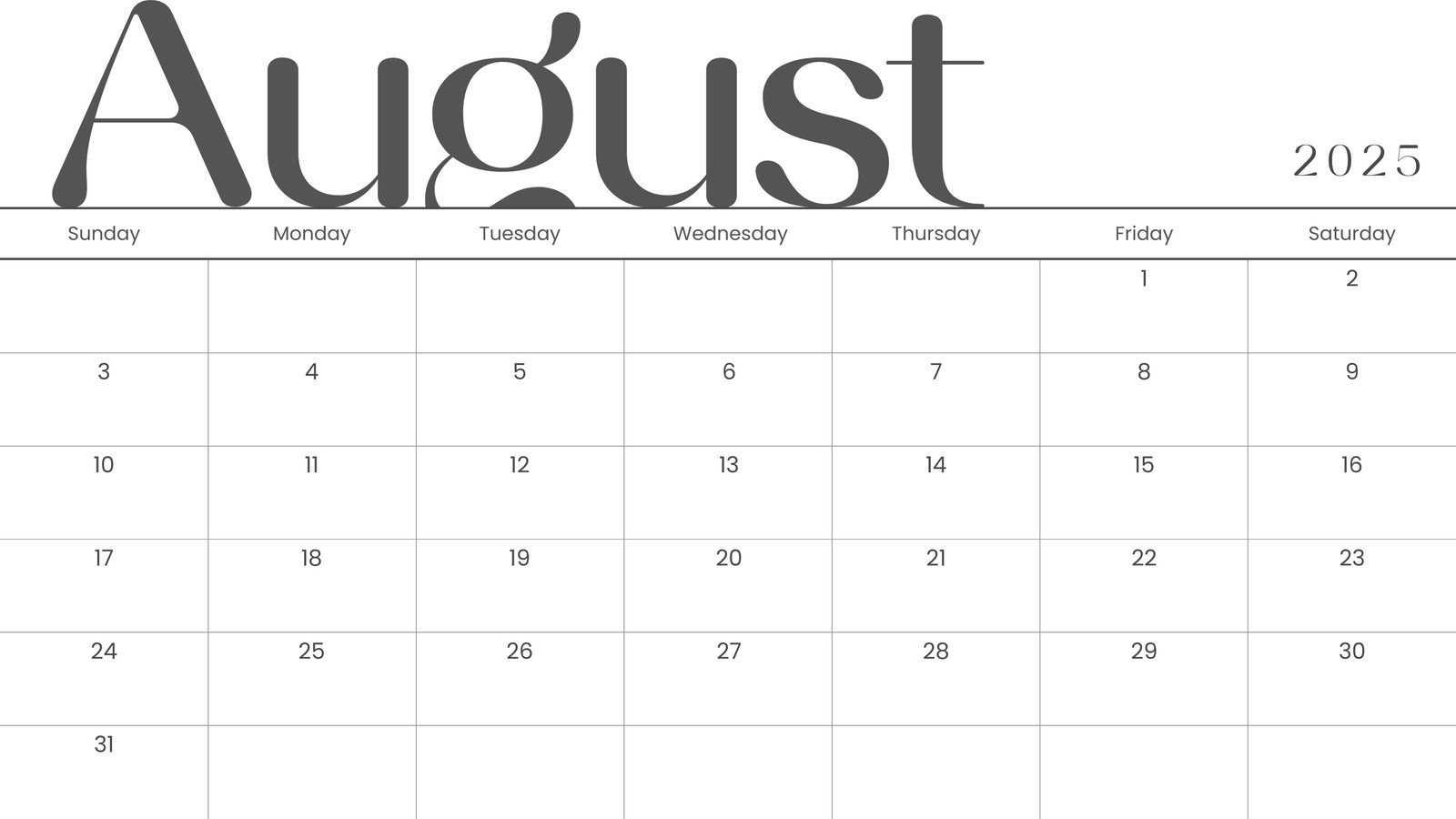 Free Printable August 2026 Calendar Templates | Canva with regard to Printable Calendar August 2025 to December 2025